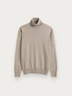 Jerséis<Alvaro Moreno JERSEY ROLL COLLAR Beige