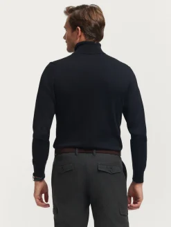 Jerséis<Alvaro Moreno JERSEY ROLL COLLAR Negro