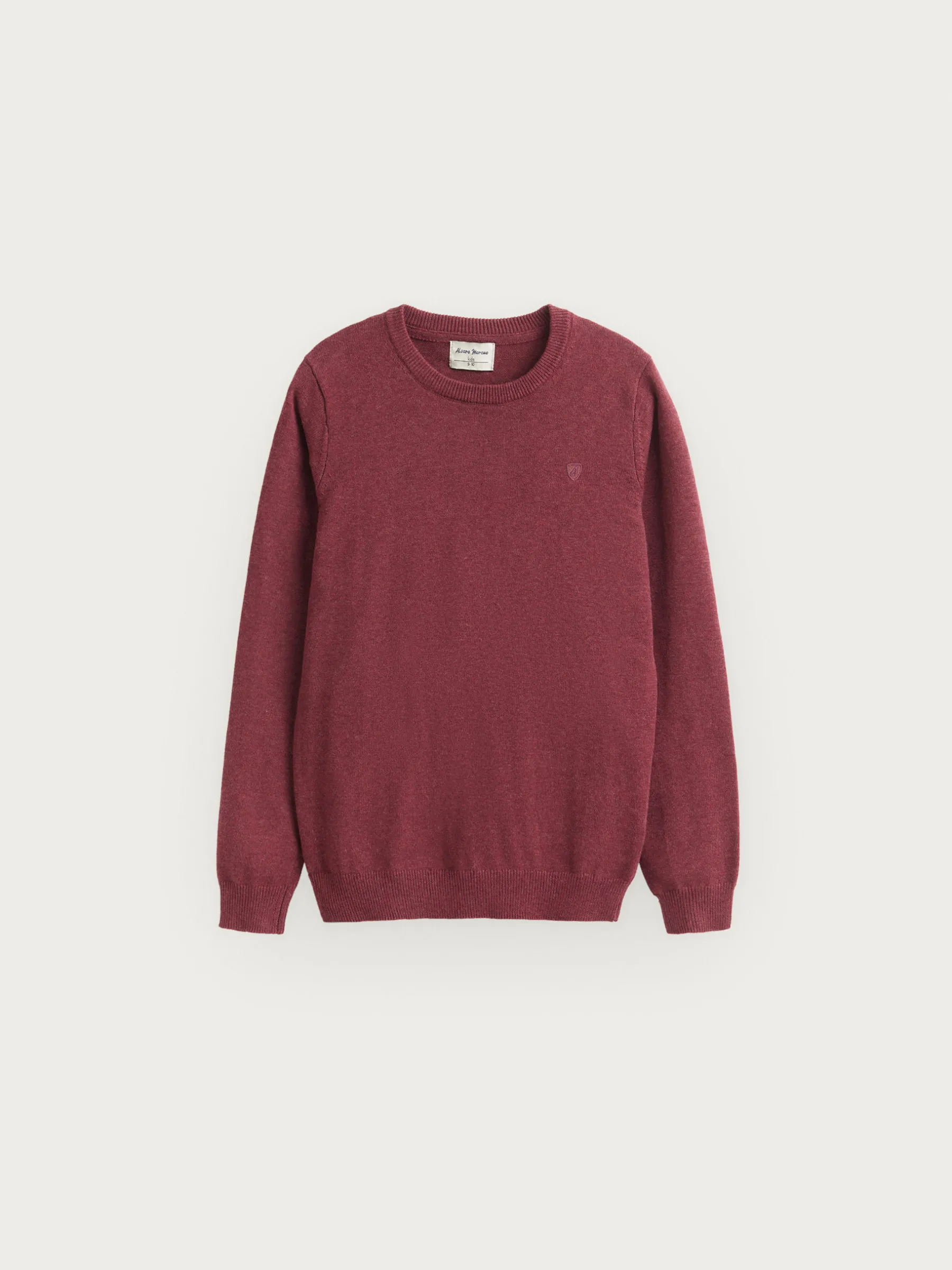 Jerséis<Alvaro Moreno JERSEY ROUND NECK KIDS Burdeos