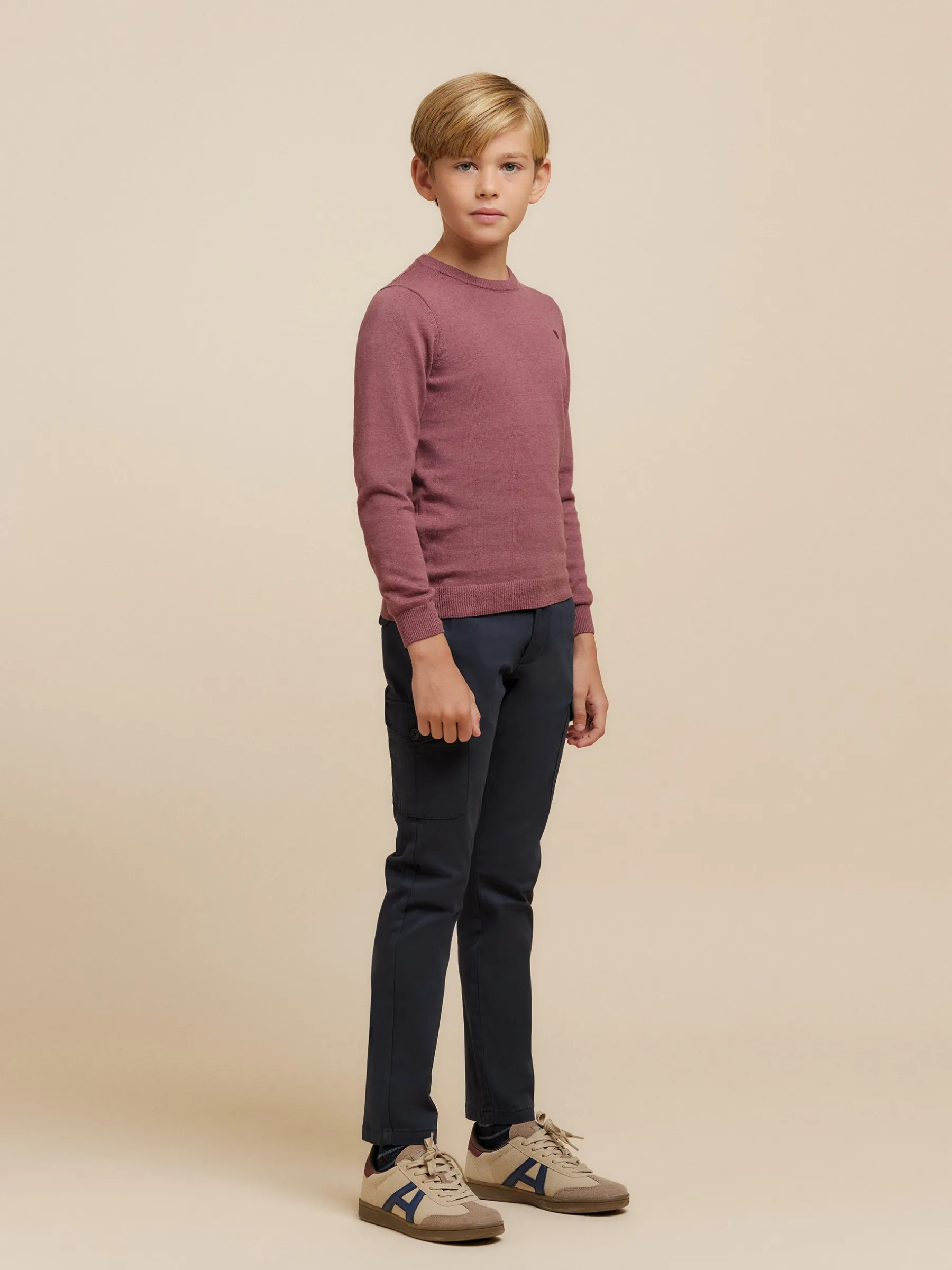 Jerséis<Alvaro Moreno JERSEY ROUND NECK KIDS Violeta