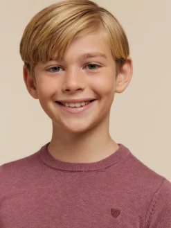 Jerséis<Alvaro Moreno JERSEY ROUND NECK KIDS Violeta