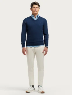 Jerséis<Alvaro Moreno JERSEY V-NECK TRENDY Azul Marino