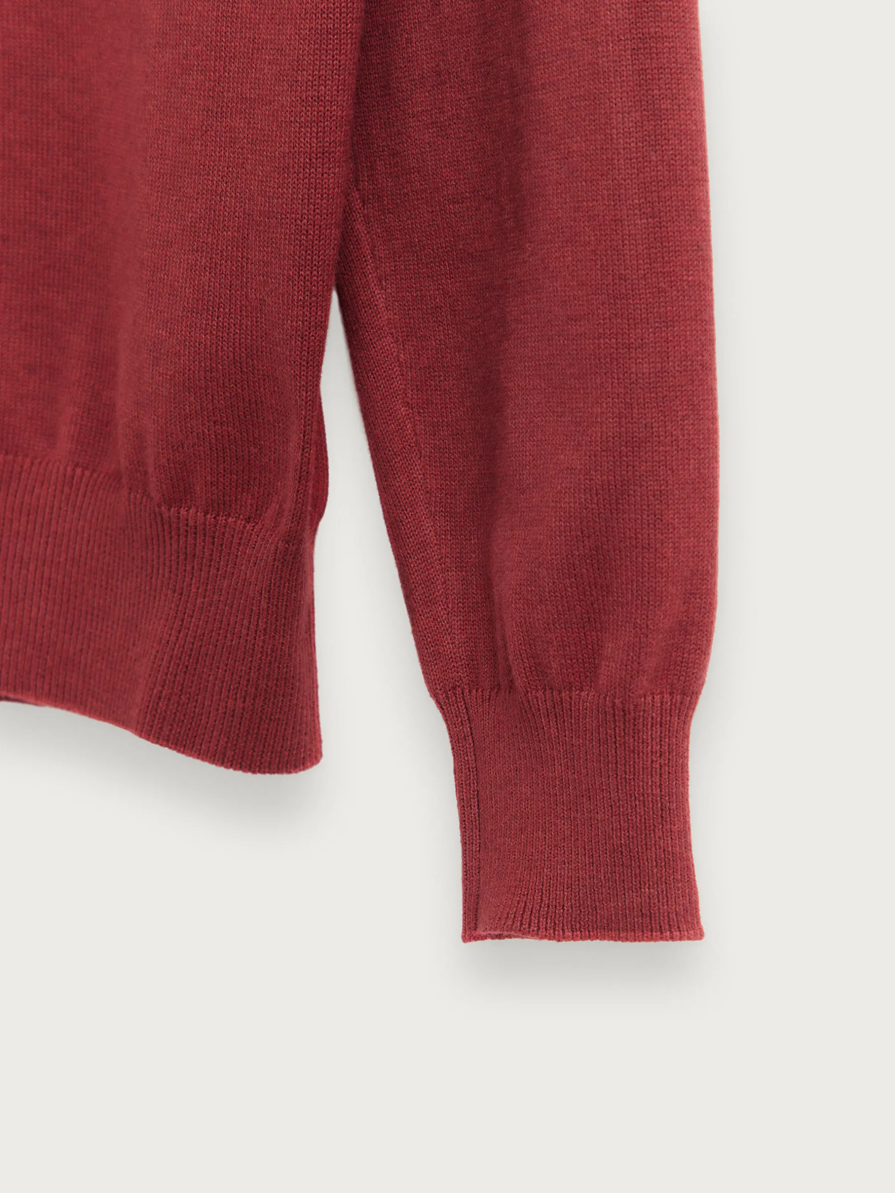 Jerséis<Alvaro Moreno JERSEY V-NECK TRENDY Burdeos