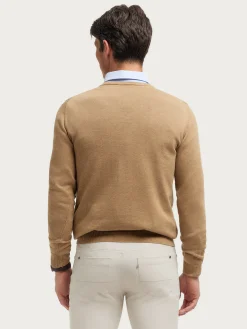 Jerséis<Alvaro Moreno JERSEY V-NECK TRENDY Camel