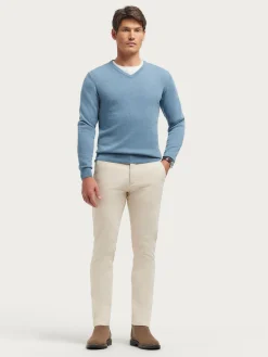 Jerséis<Alvaro Moreno JERSEY V-NECK TRENDY Celeste