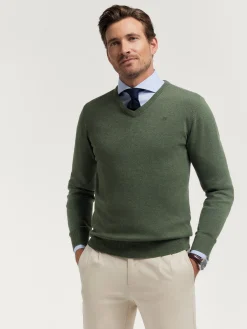 Jerséis<Alvaro Moreno JERSEY V-NECK TRENDY Verde