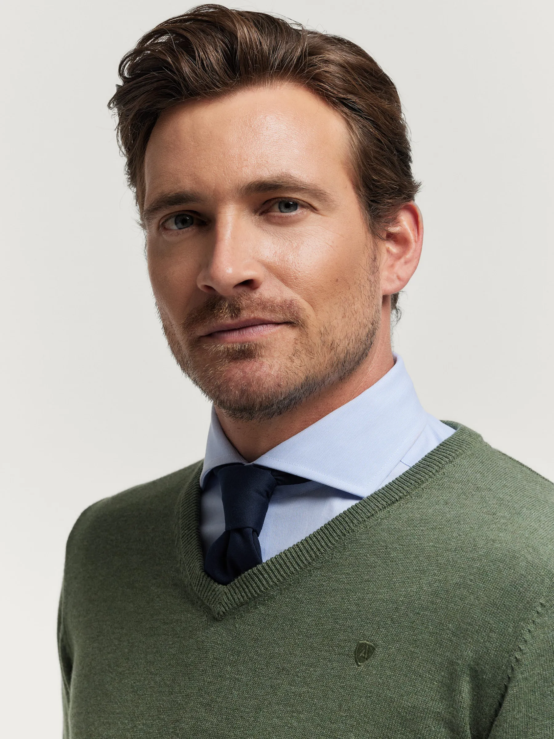 Jerséis<Alvaro Moreno JERSEY V-NECK TRENDY Verde