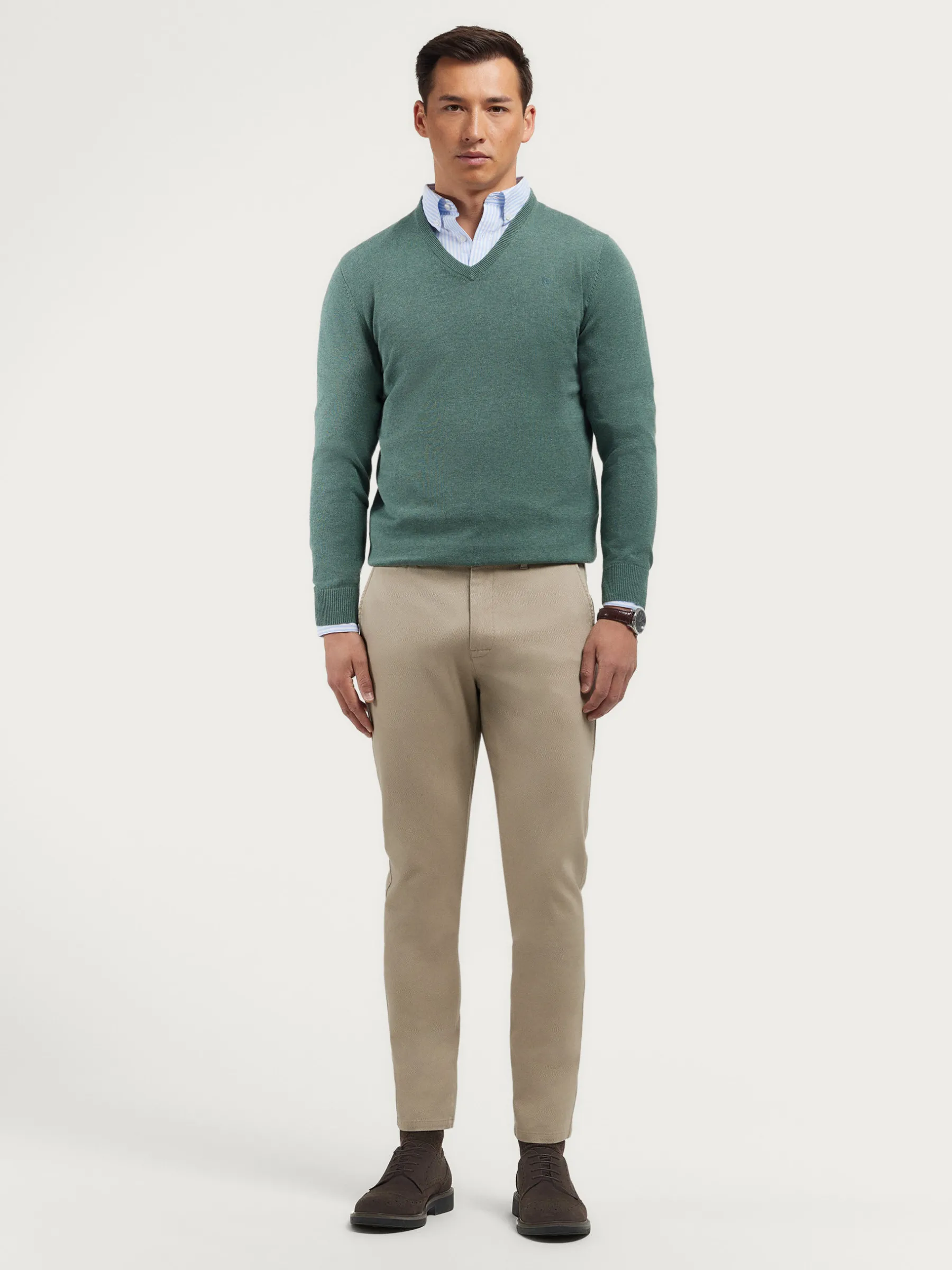 Jerséis<Alvaro Moreno JERSEY V-NECK TRENDY Verde