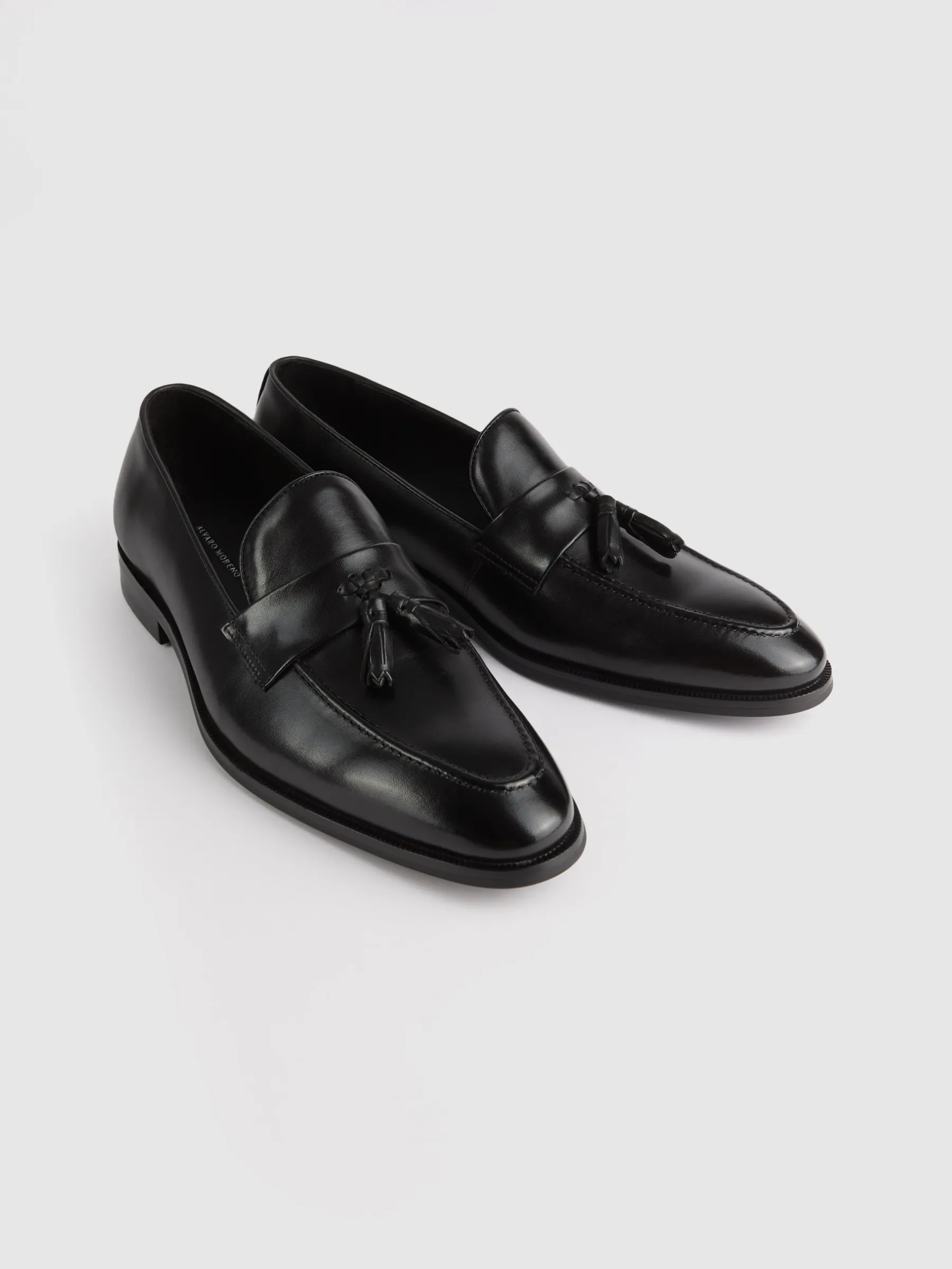 Vestir<Alvaro Moreno MOCASIN ANTIFAZ BORLAS Negro