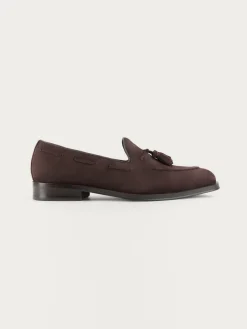 Vestir<Alvaro Moreno MOCASIN SERRAJE BORLAS MARRÓN Marrón