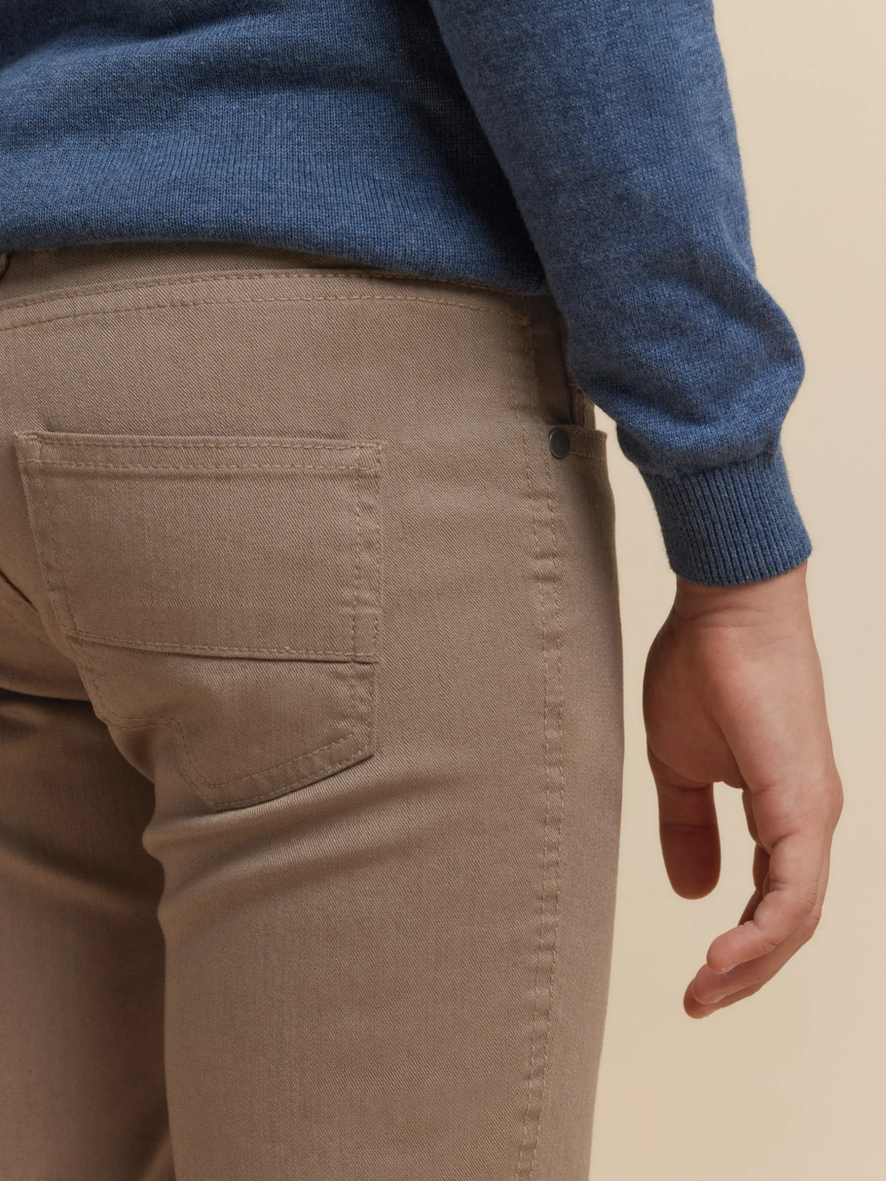 Pantalones<Alvaro Moreno PANTALON 5 POCKETS KIDS Camel