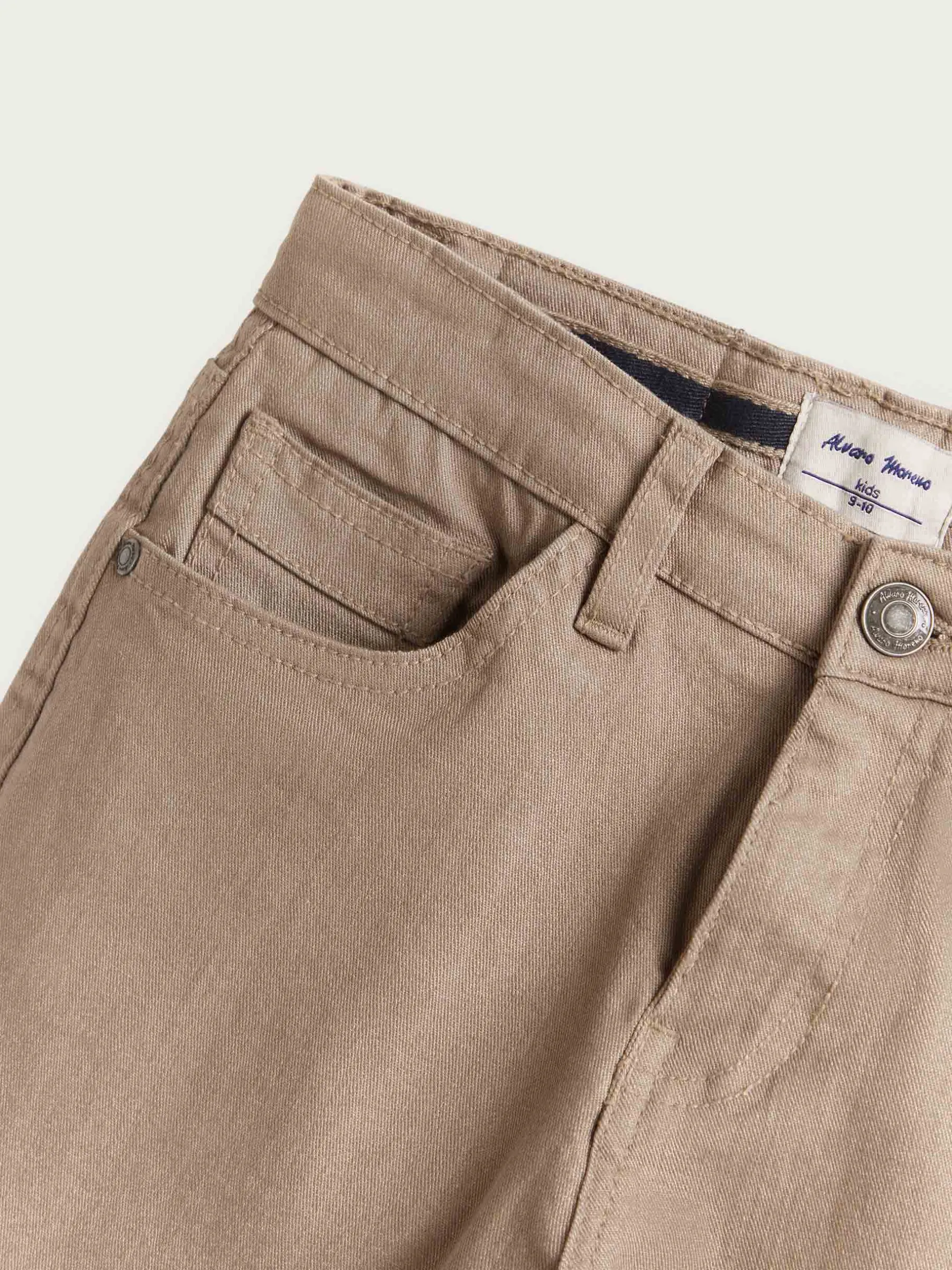Pantalones<Alvaro Moreno PANTALON 5 POCKETS KIDS Camel