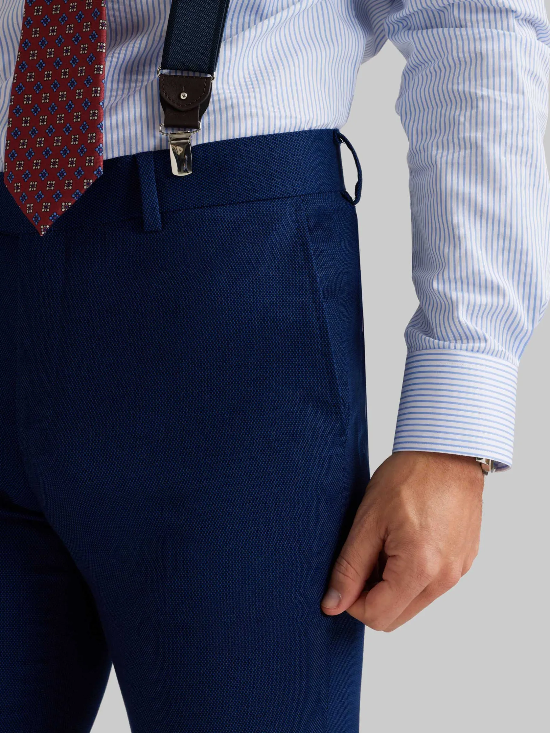 Trajes|Trajes<Alvaro Moreno PANTALON BIRDEYE Azul