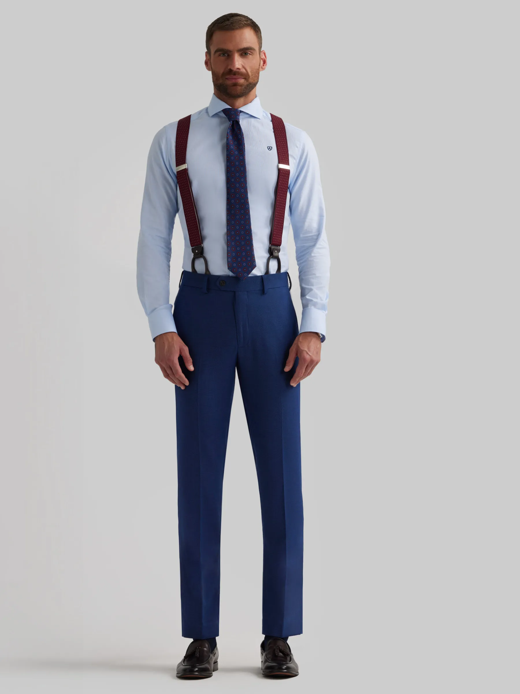 Trajes|Trajes<Alvaro Moreno PANTALON BIRDEYE Azul