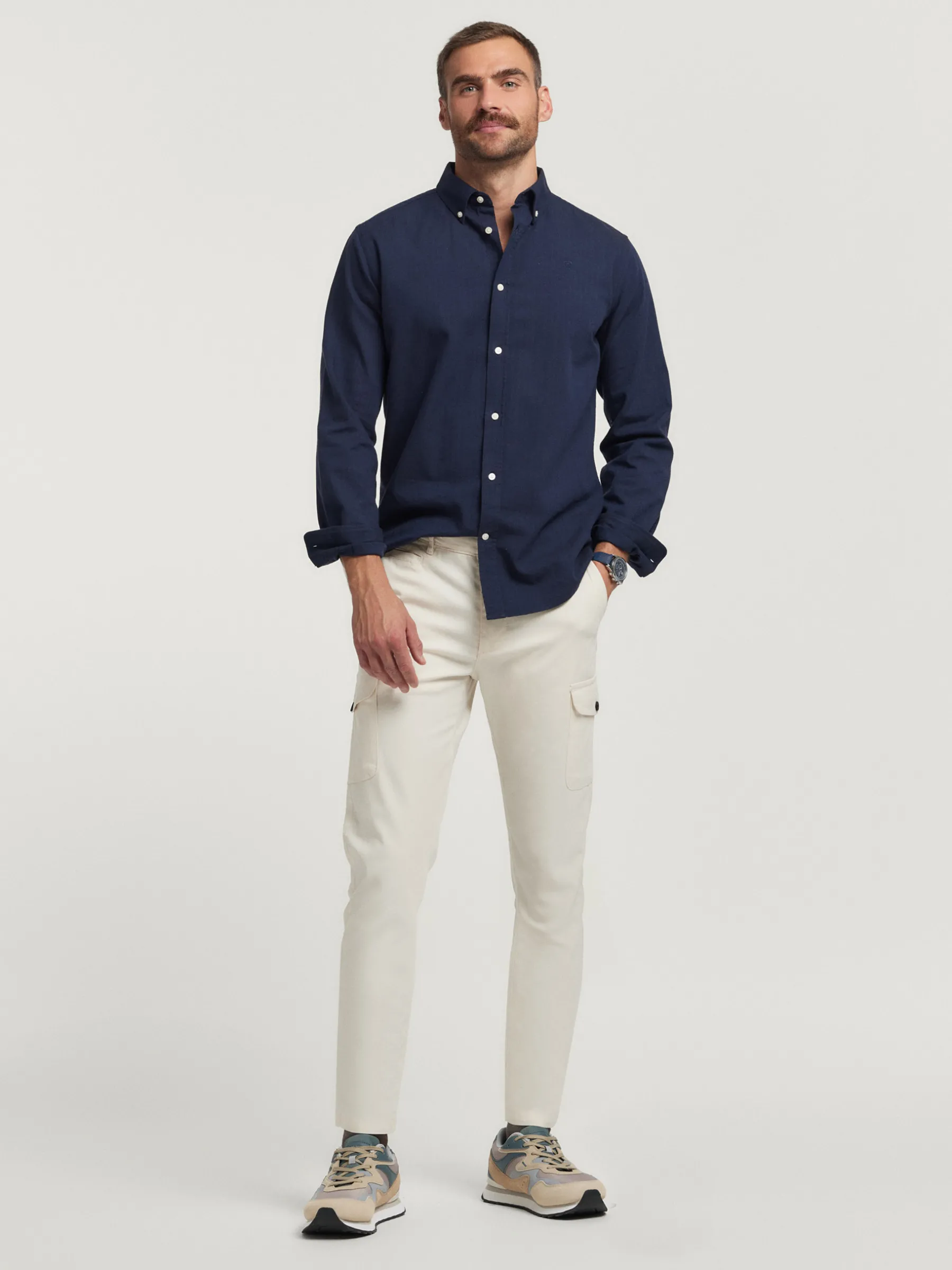 Cargo<Alvaro Moreno PANTALON BUFFALO Crudo