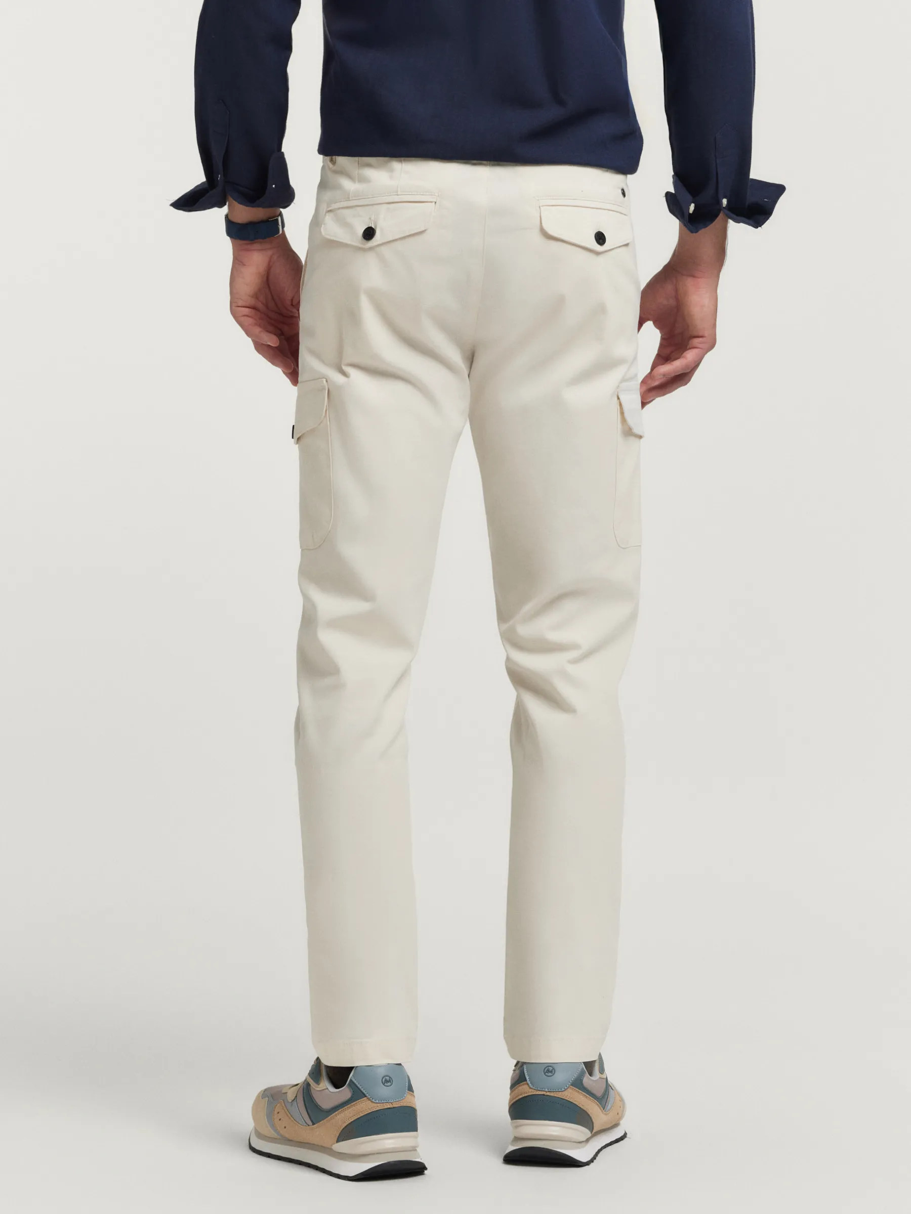 Cargo<Alvaro Moreno PANTALON BUFFALO Crudo