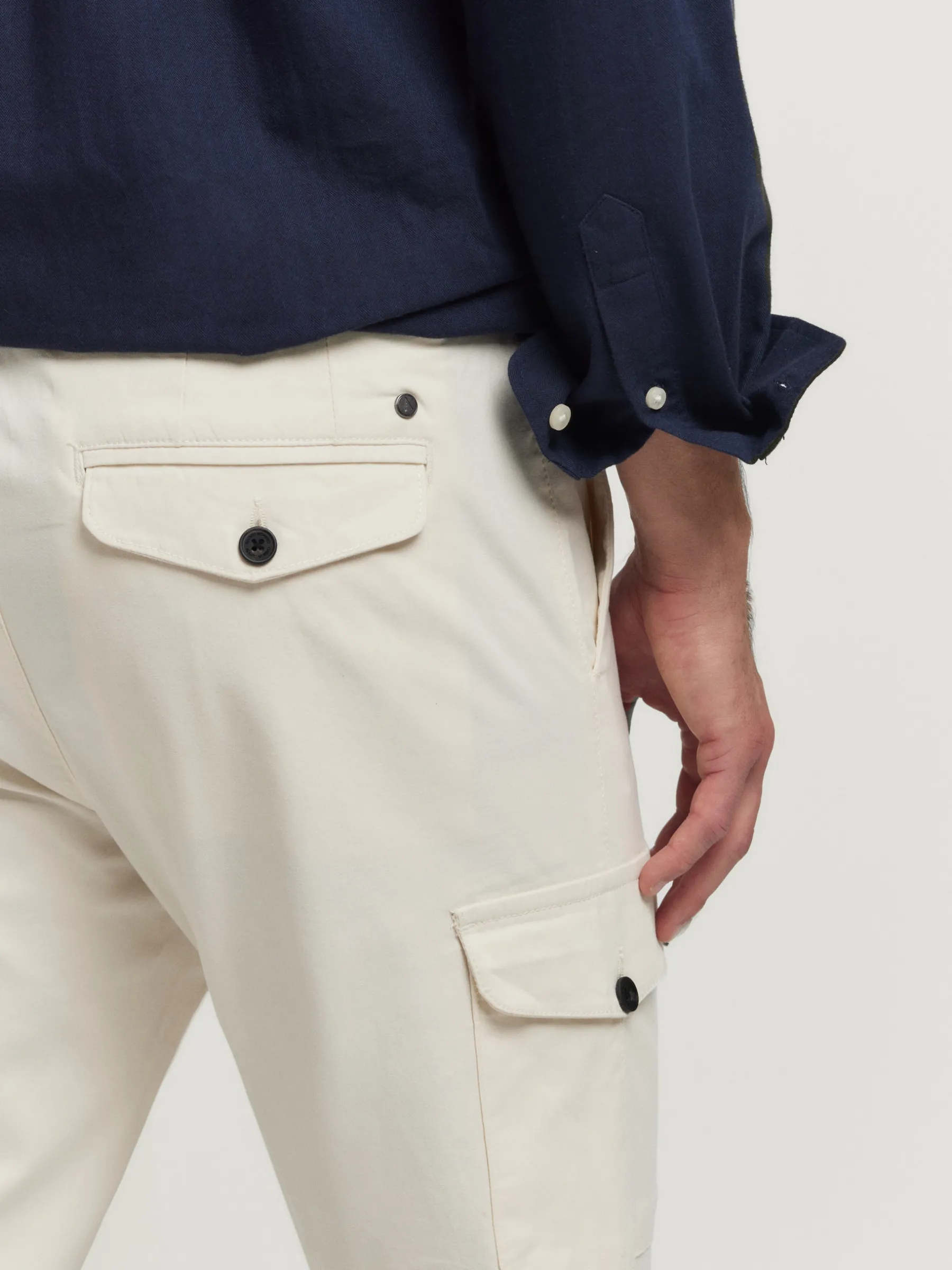 Cargo<Alvaro Moreno PANTALON BUFFALO Crudo
