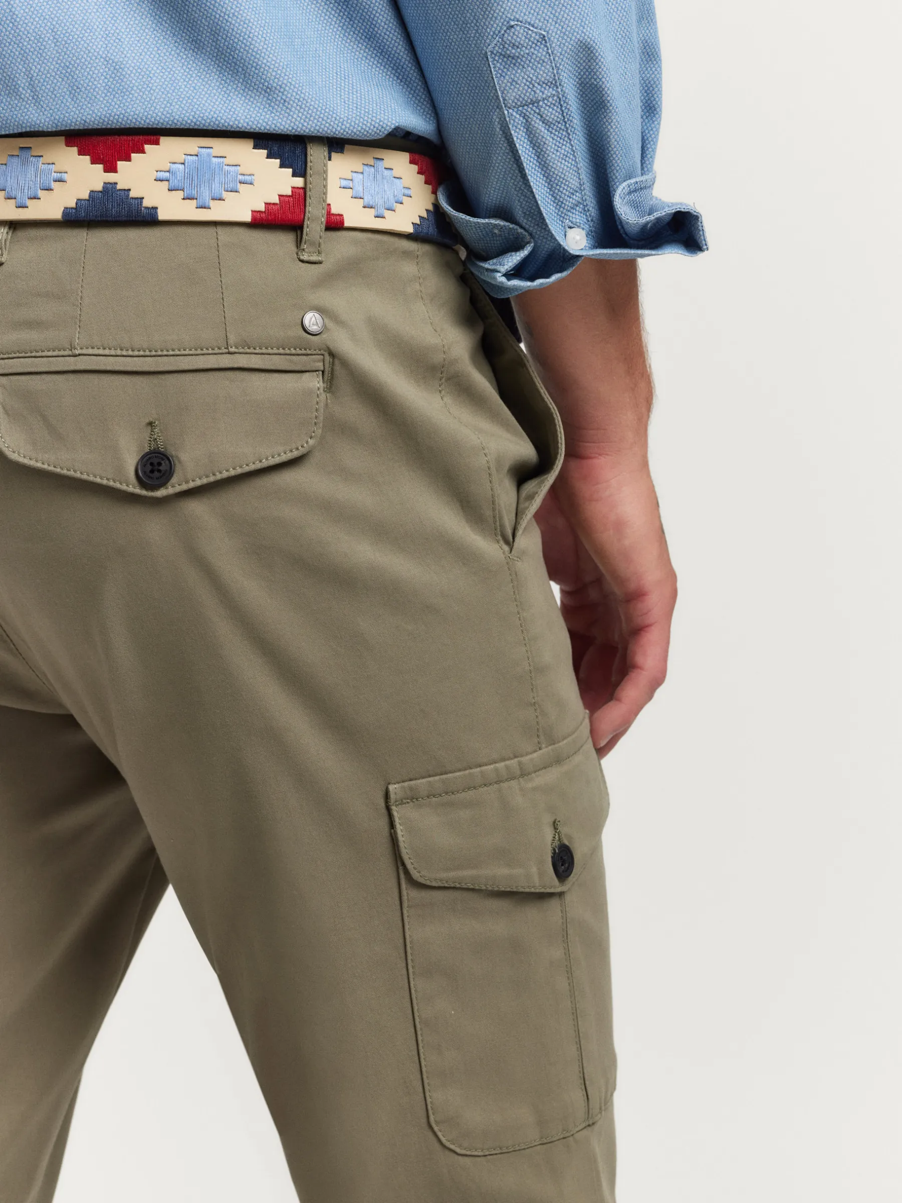 Cargo<Alvaro Moreno PANTALON BUFFALO Verde