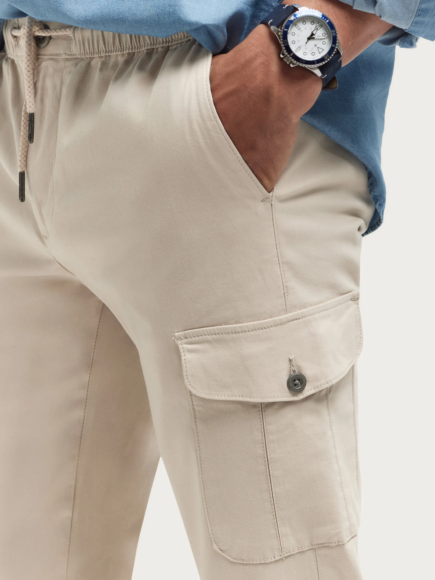 Cargo<Alvaro Moreno PANTALON BUFFORD Crudo