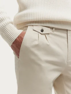 Chino<Alvaro Moreno PANTALON CARROT Crudo