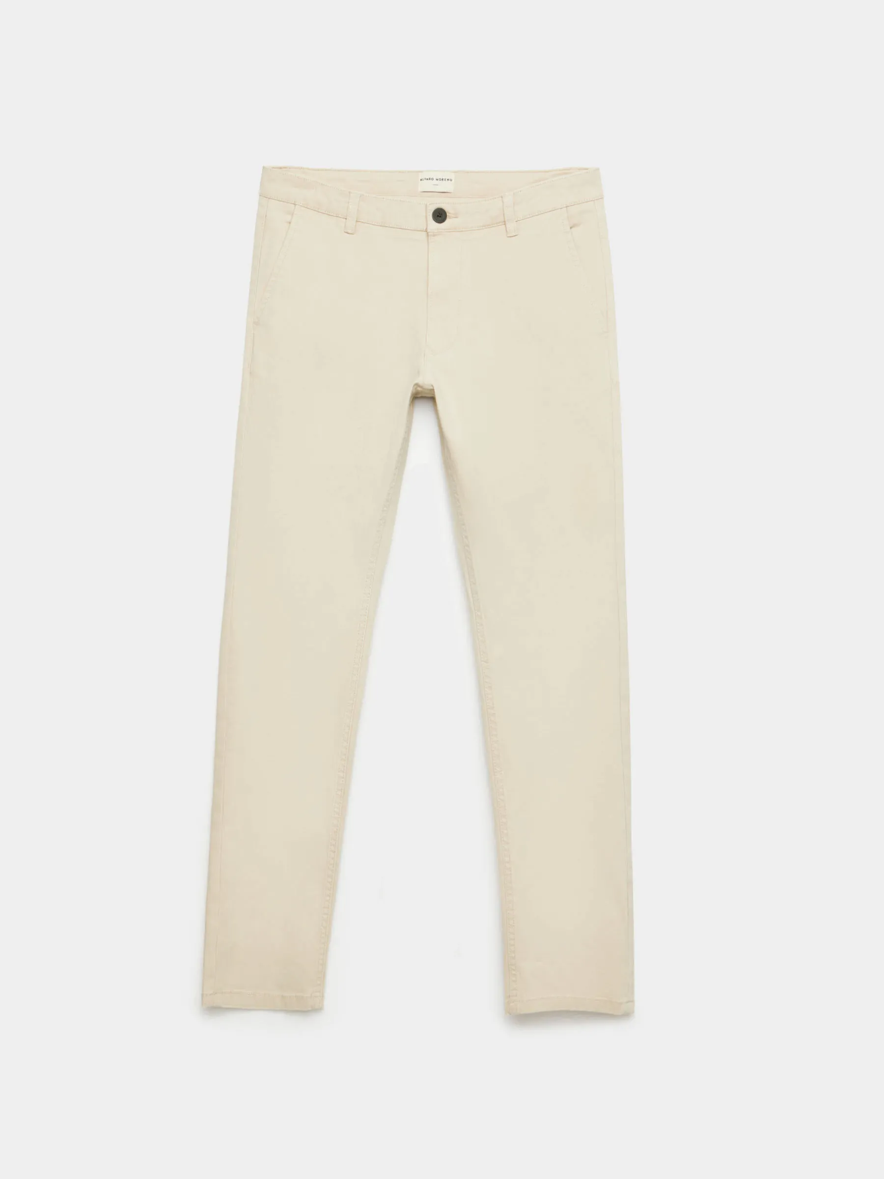 Chino<Alvaro Moreno PANTALON CHINO COMFORT Crudo