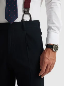 Trajes|Trajes<Alvaro Moreno PANTALON CLASSIC TWILL Azul Marino