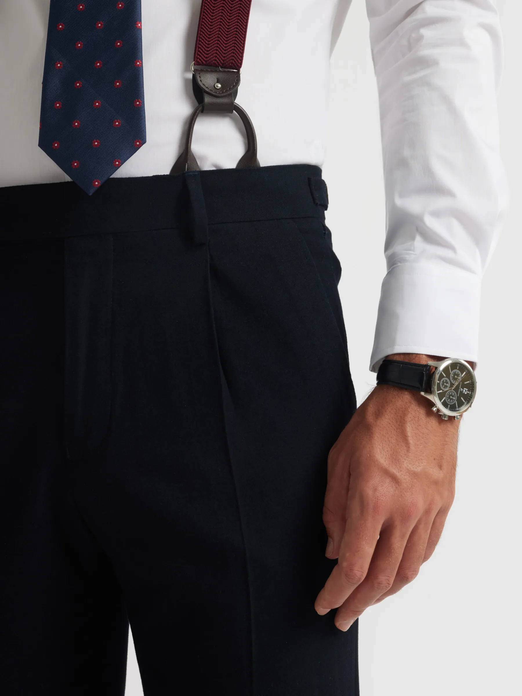 Trajes|Trajes<Alvaro Moreno PANTALON CLASSIC TWILL Azul Marino