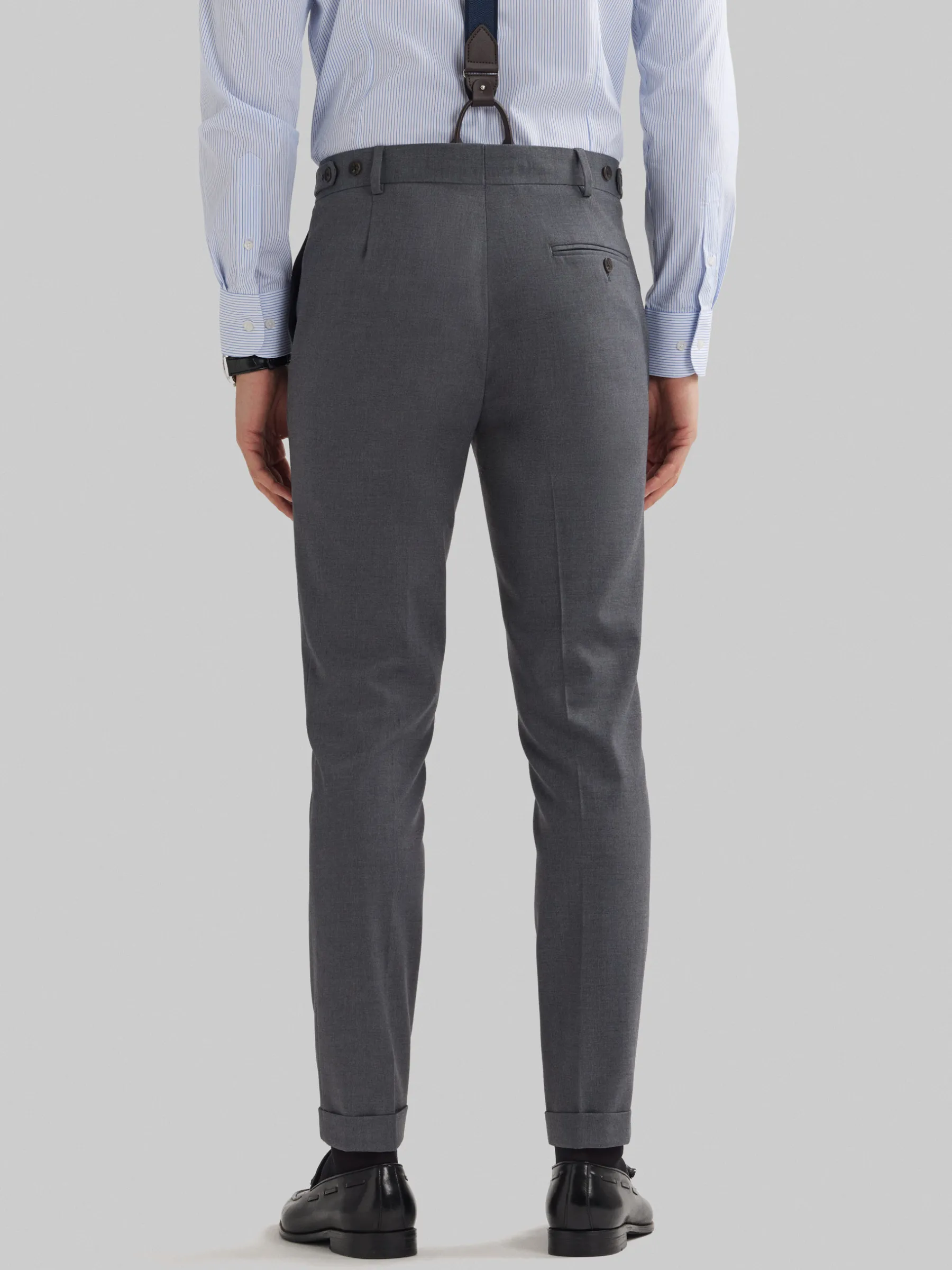 Trajes|Trajes<Alvaro Moreno PANTALON DUOMO CRUZADO Gris
