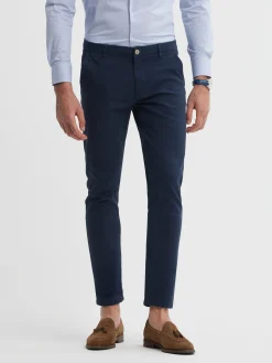 Chino<Alvaro Moreno PANTALON ELVIS Azul Marino
