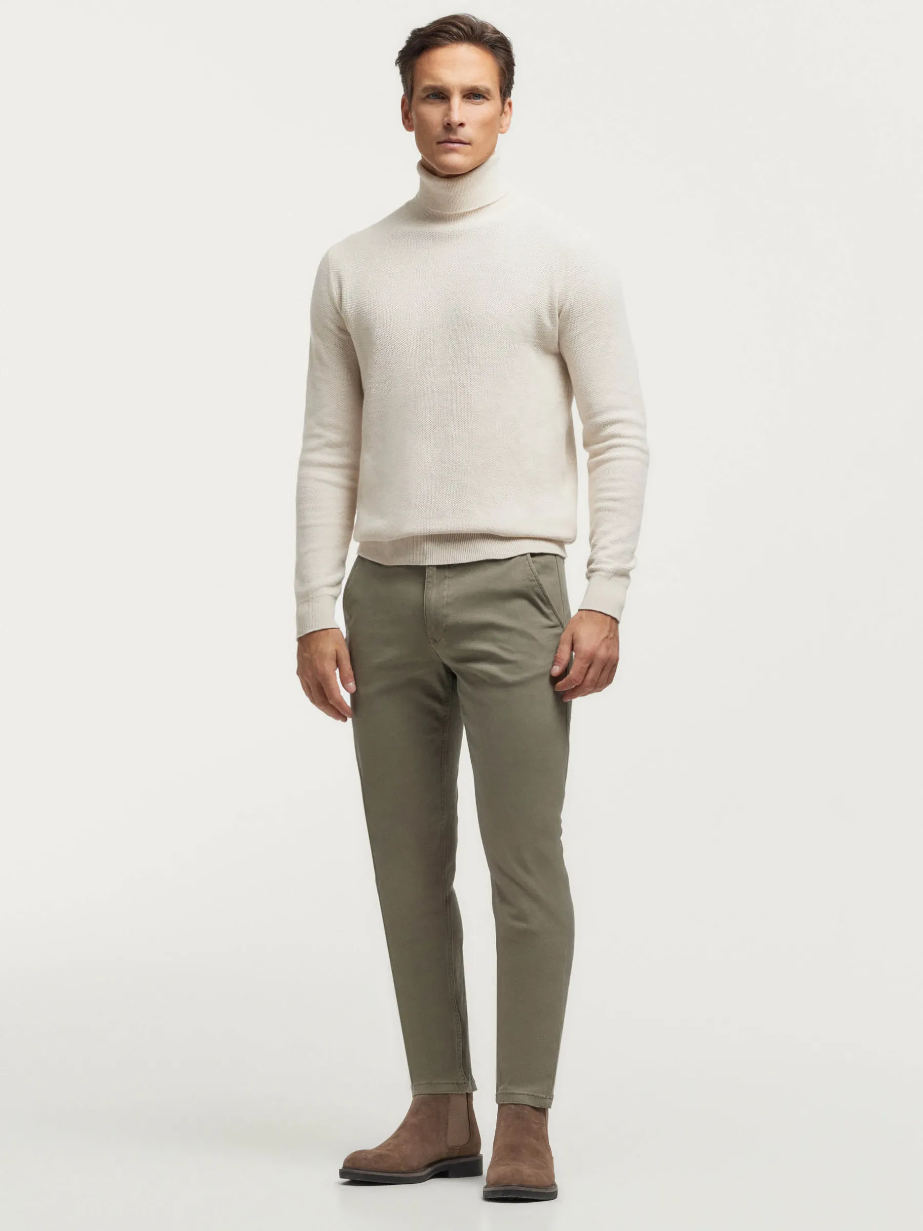 Chino<Alvaro Moreno PANTALON ELVIS Verde