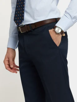 Trajes|Trajes<Alvaro Moreno PANTALON FIL A FIL Azul Marino