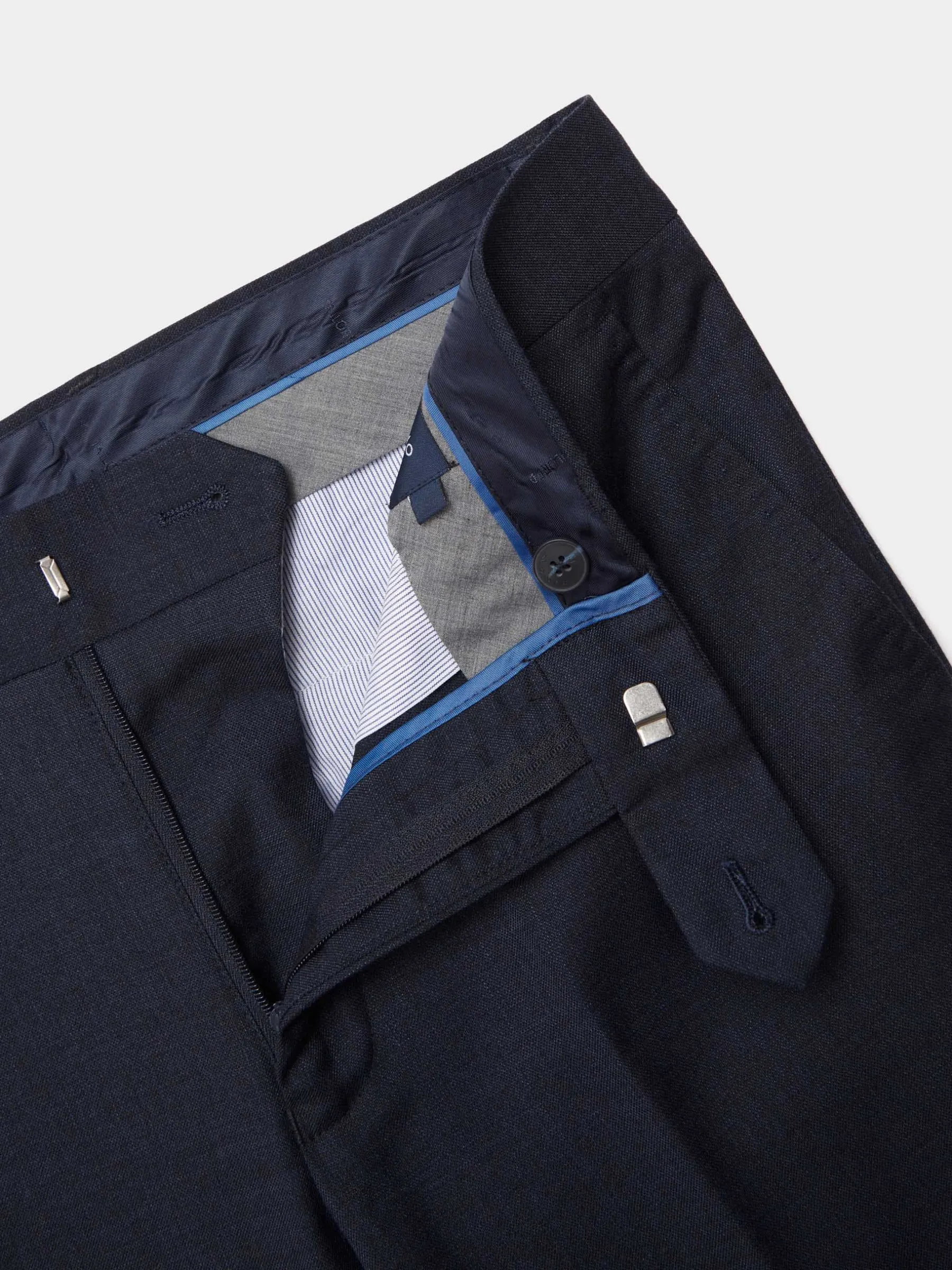 Trajes|Trajes<Alvaro Moreno PANTALON FIL A FIL Azul Marino