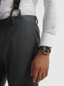 Trajes|Trajes<Alvaro Moreno PANTALON FIL A FIL CRUZADO Gris