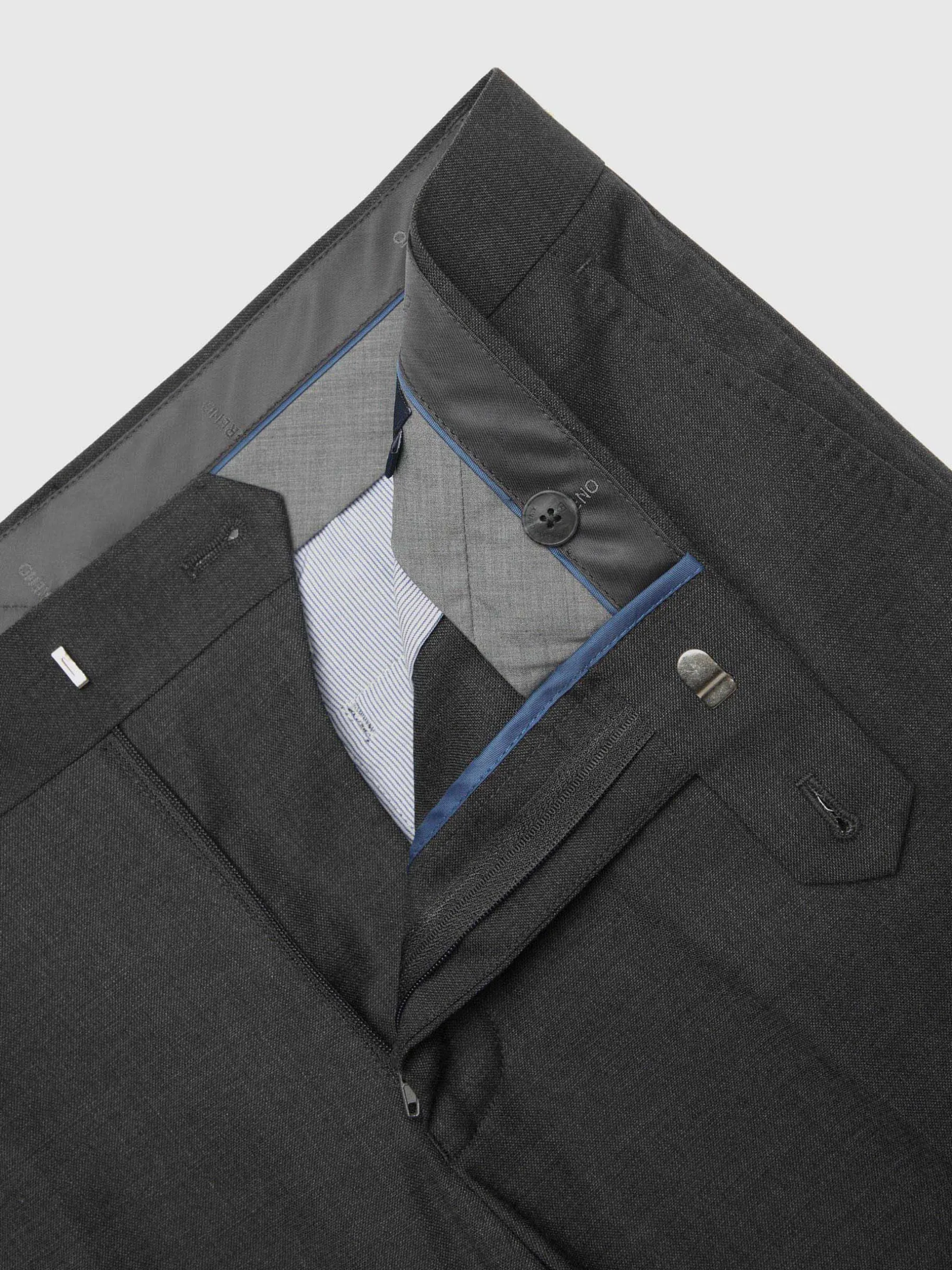 Trajes|Trajes<Alvaro Moreno PANTALON FIL A FIL CRUZADO Gris