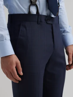 Trajes|Trajes<Alvaro Moreno PANTALON FINESTRA SLIM Azul Marino
