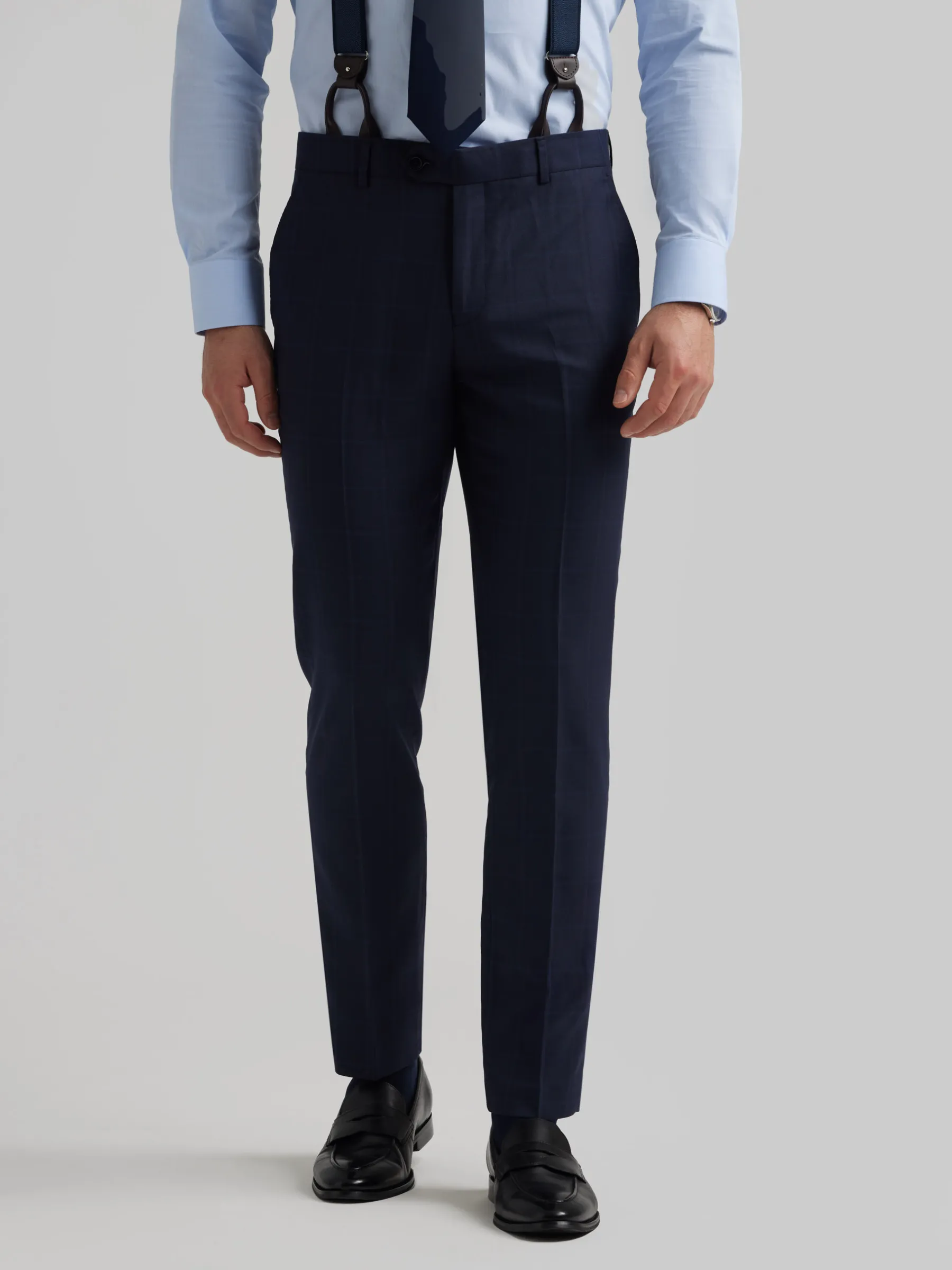 Trajes|Trajes<Alvaro Moreno PANTALON FINESTRA SLIM Azul Marino