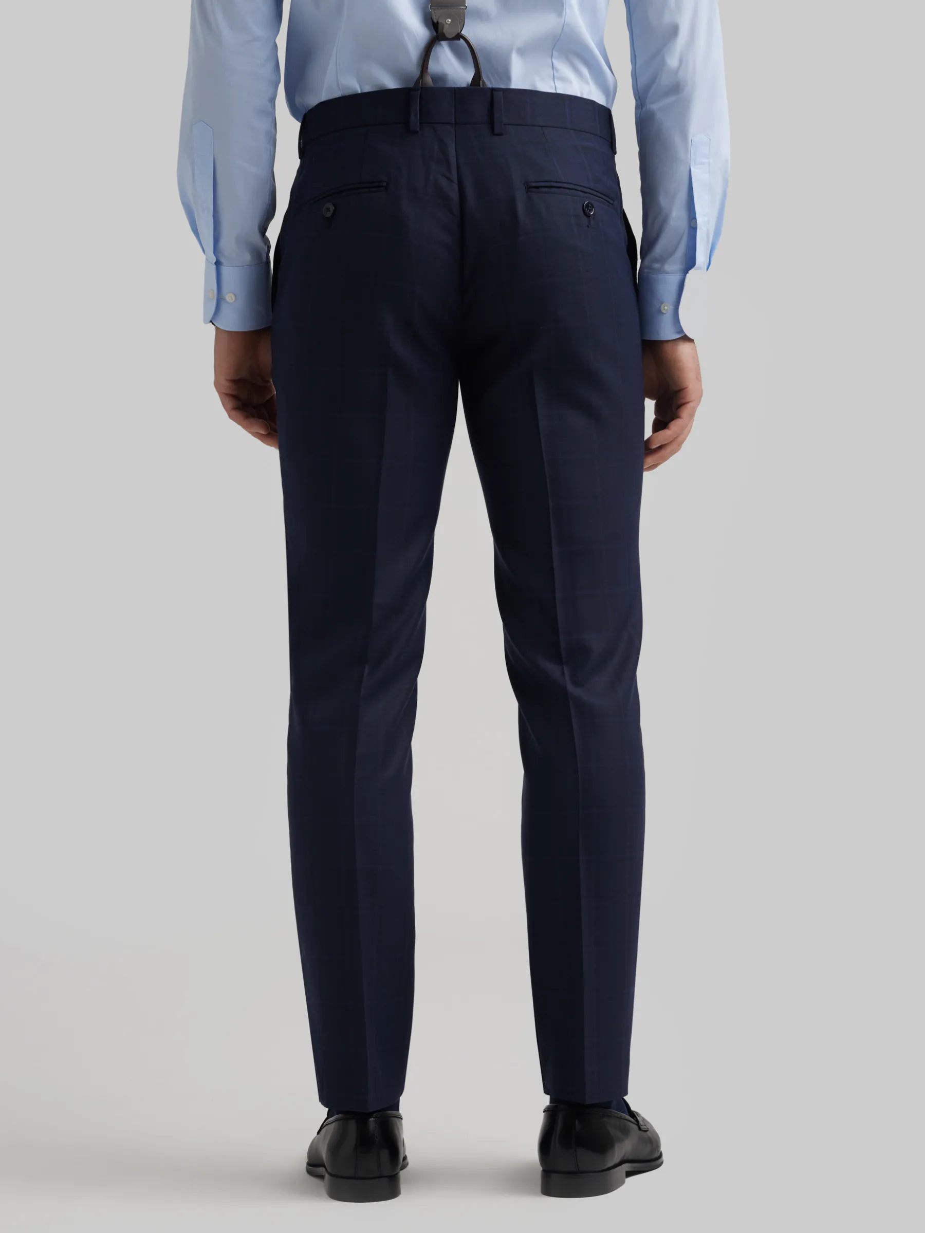 Trajes|Trajes<Alvaro Moreno PANTALON FINESTRA SLIM Azul Marino