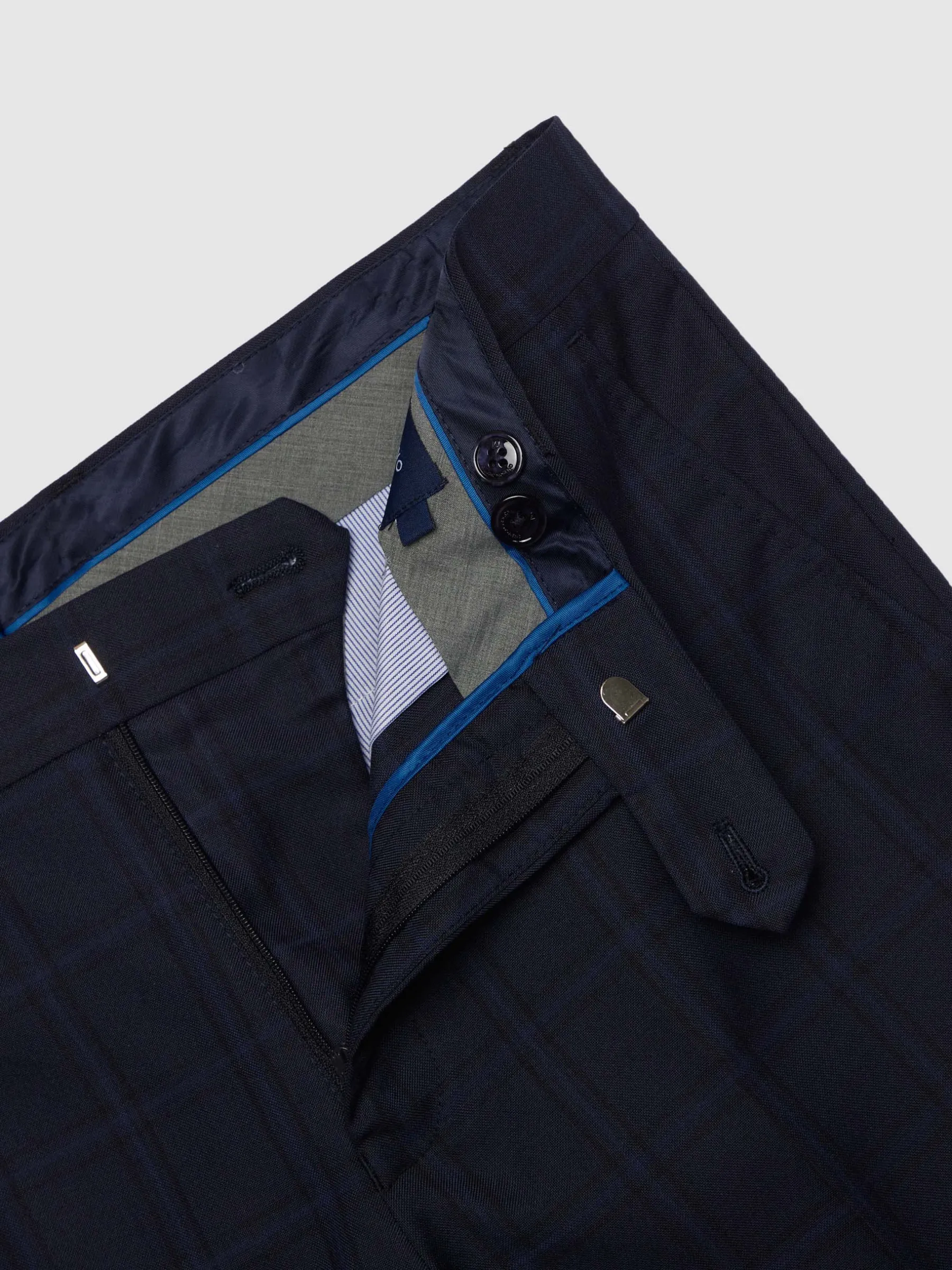 Trajes|Trajes<Alvaro Moreno PANTALON FINESTRA SLIM Azul Marino