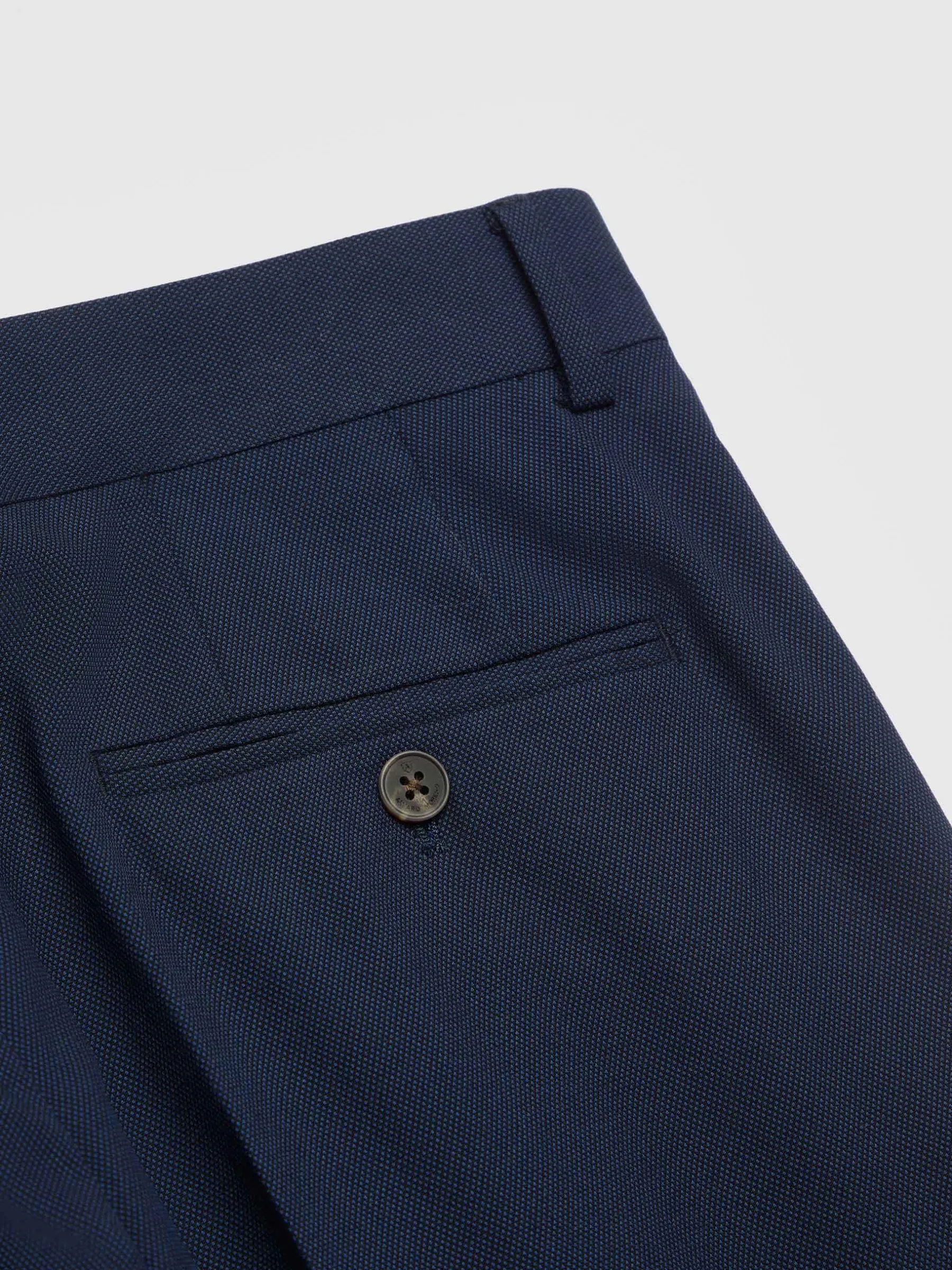 Trajes|Trajes<Alvaro Moreno PANTALON MICRO BIRD Azul Marino