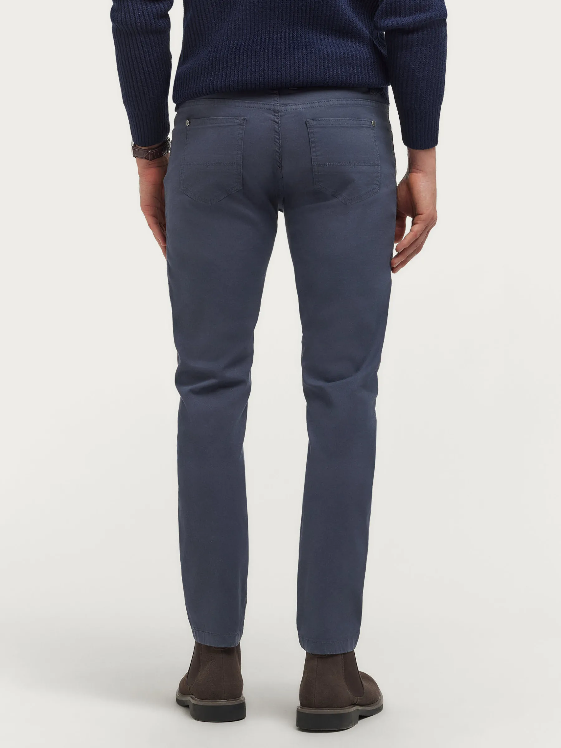 Casual<Alvaro Moreno PANTALON MICRO 5PKT Azul Marino