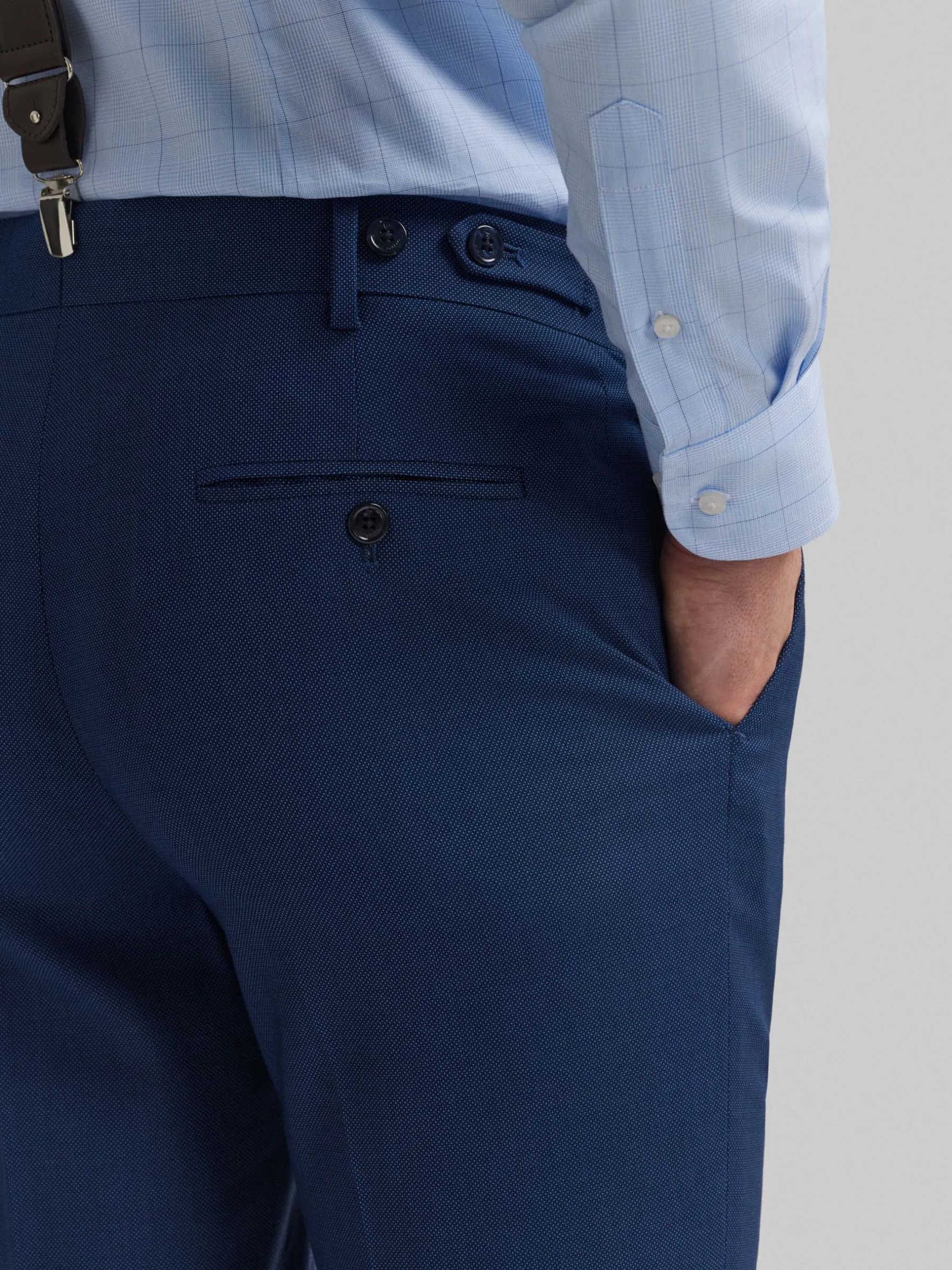 Trajes|Trajes<Alvaro Moreno PANTALON NAPOLI MICROBIRD Azul