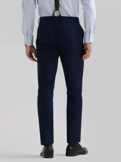 Trajes|Trajes<Alvaro Moreno PANTALON PLAIN SLIM Azul Marino