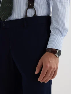 Trajes|Trajes<Alvaro Moreno PANTALON PLAIN SLIM Azul Marino