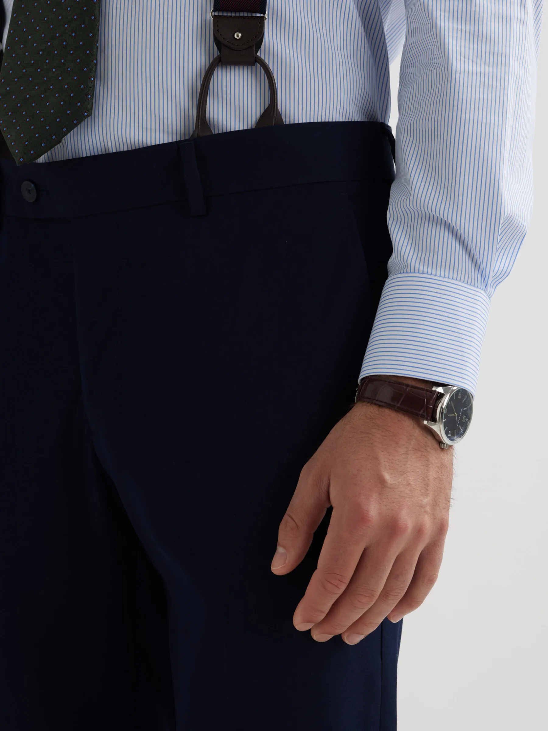 Trajes|Trajes<Alvaro Moreno PANTALON PLAIN SLIM Azul Marino