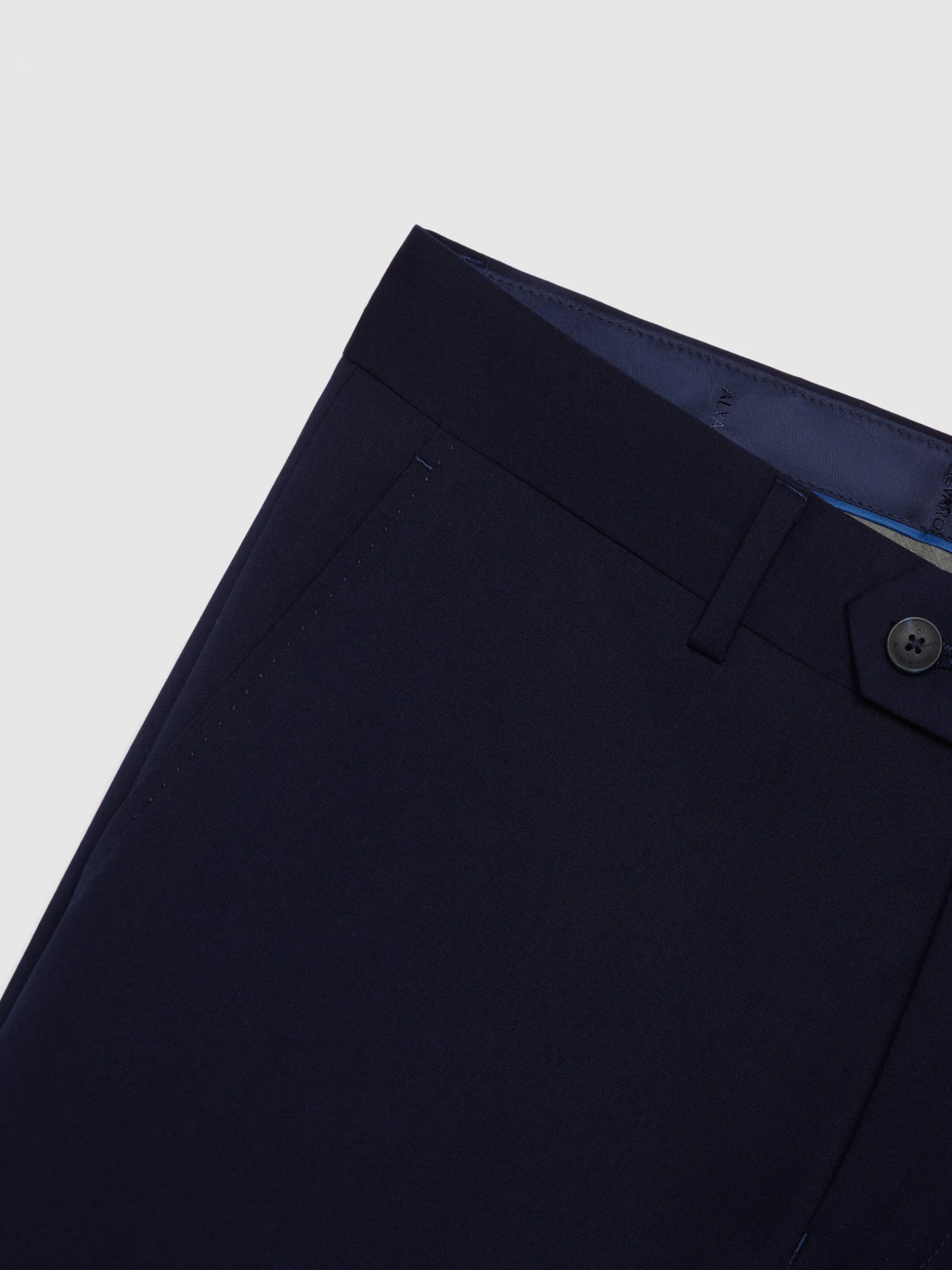 Trajes|Trajes<Alvaro Moreno PANTALON PLAIN SLIM Azul Marino