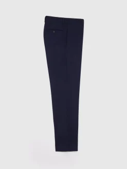 Trajes|Trajes<Alvaro Moreno PANTALON PLAIN SLIM Azul Marino