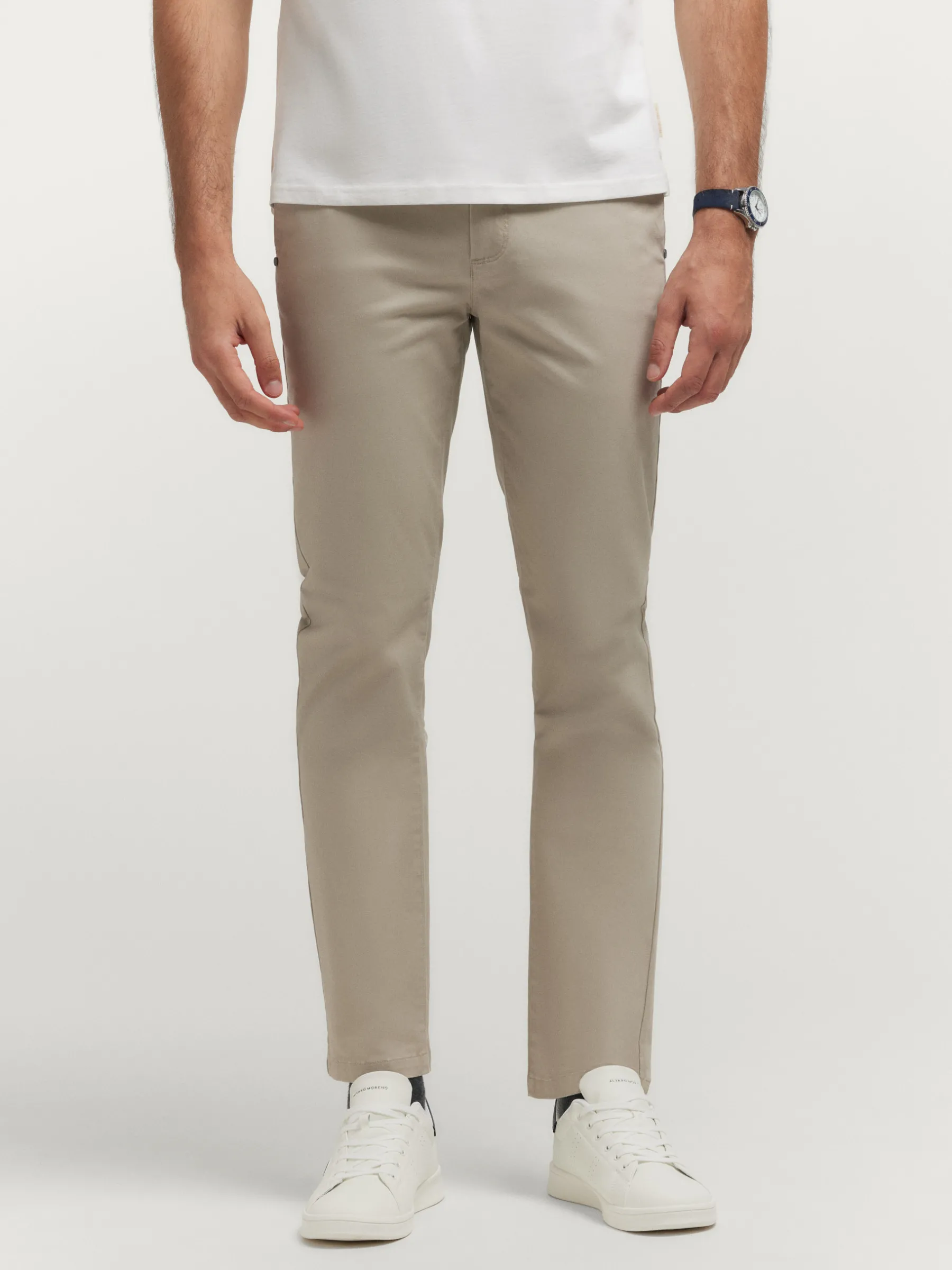 Chino<Alvaro Moreno PANTALON SLOT Beige
