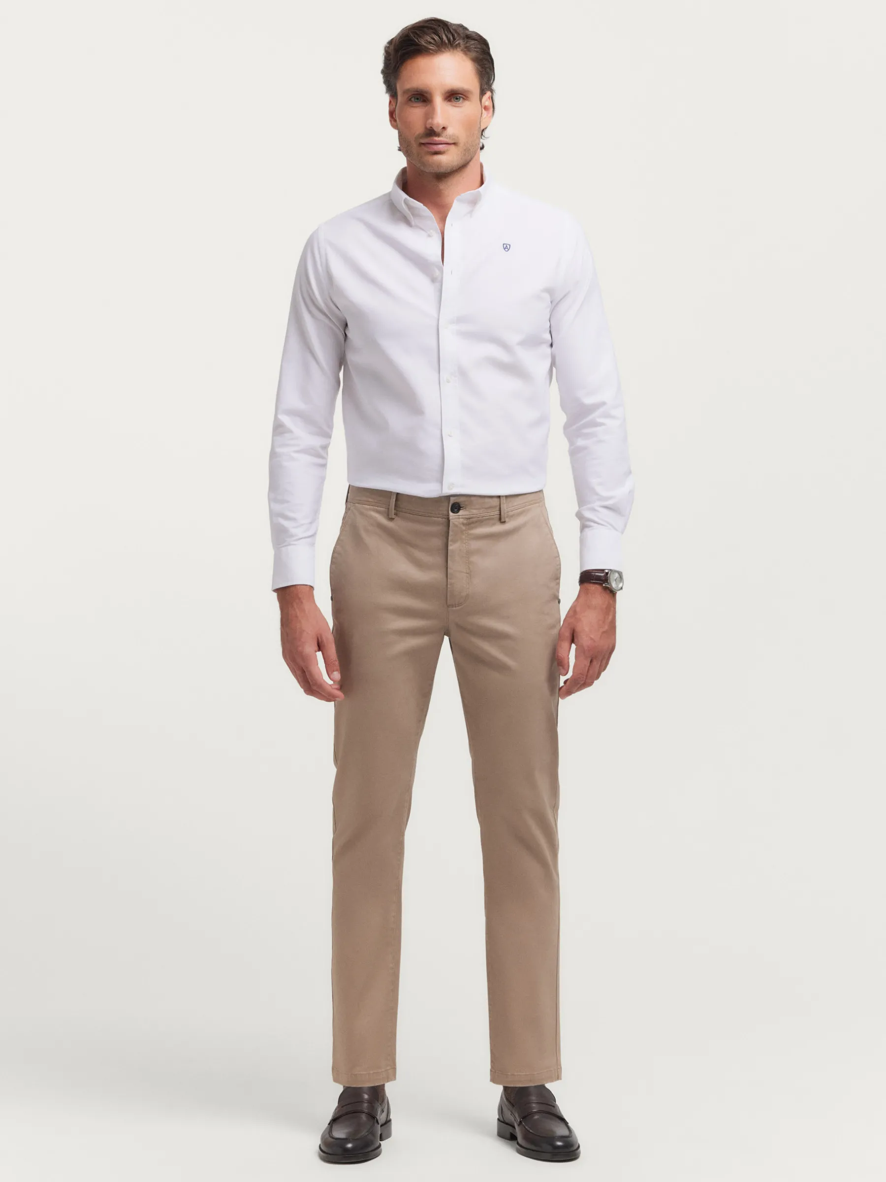 Chino<Alvaro Moreno PANTALON SLOT Camel