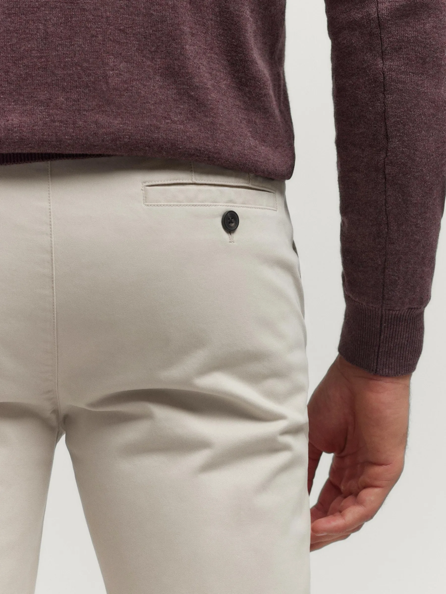 Chino<Alvaro Moreno PANTALON SLOT Crudo