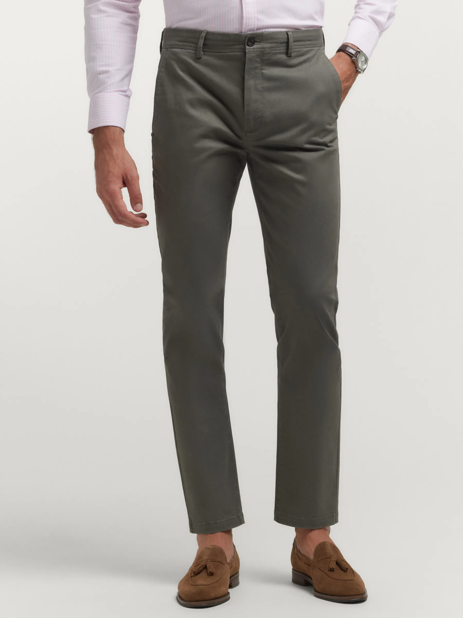 Chino<Alvaro Moreno PANTALON SLOT Verde